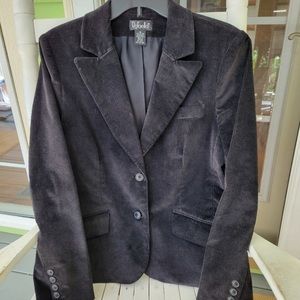 Corduroy navy blazer